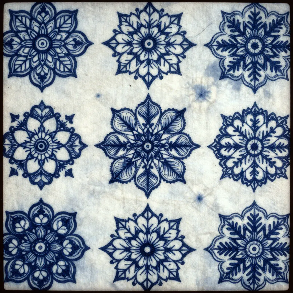 Tie-dye spiral pattern